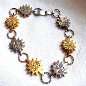 ☀️ 925 Sterling Silver Sunburst Bracelet – Luxe Radiance for Your Wrist ☀️